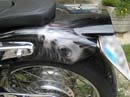 Airbrush auf Show Bike, Black Widow