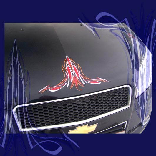 Pinstriping auf Chevrolet Avoe