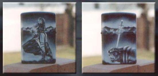 Royo on Zippo Lighter